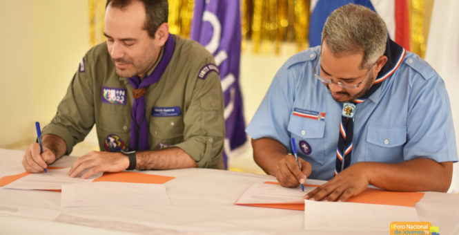 Scouts Dominicanos y Fundación Scout Interamericana firman Memorando de Entendimiento