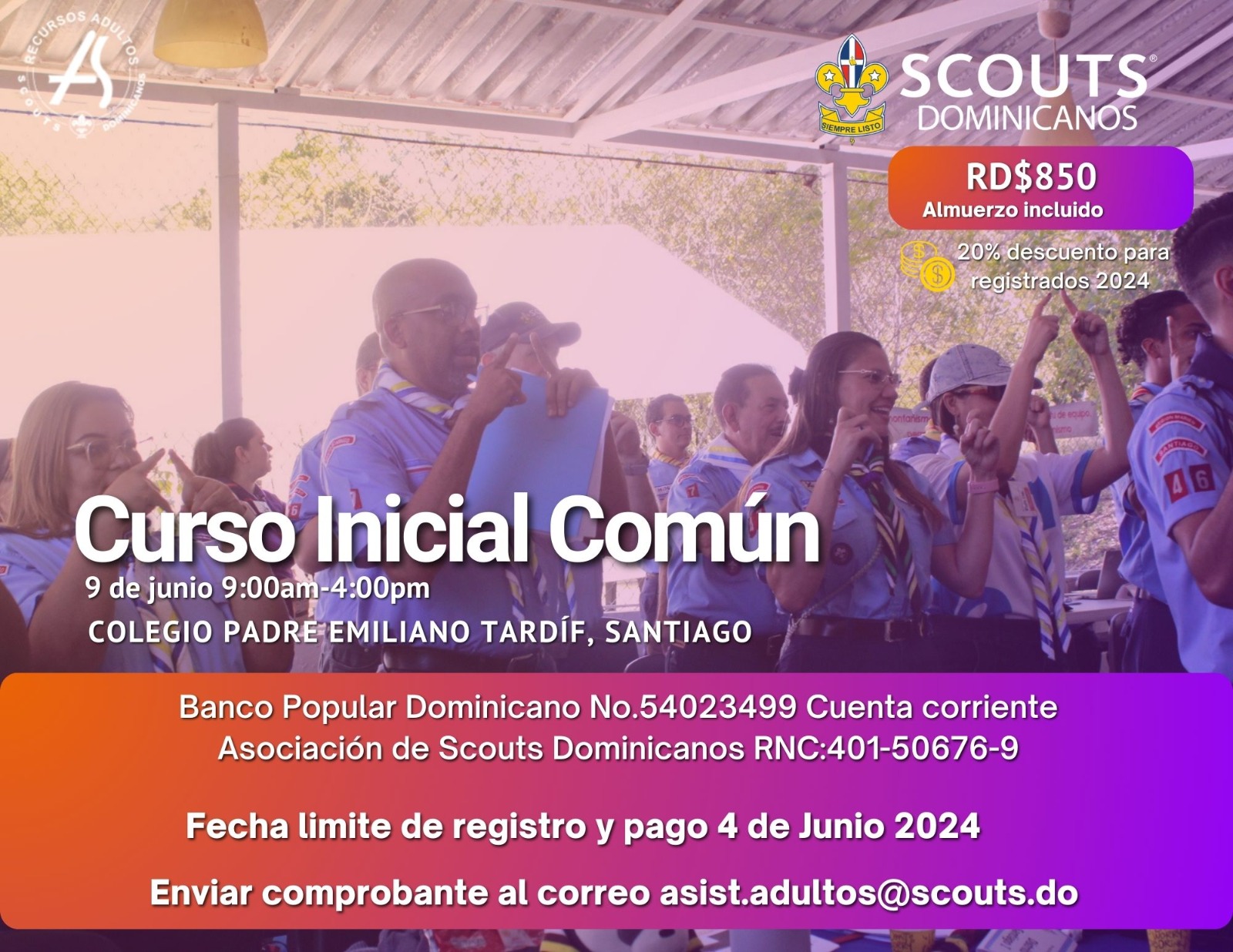 Curso Inicial Común, Santiago